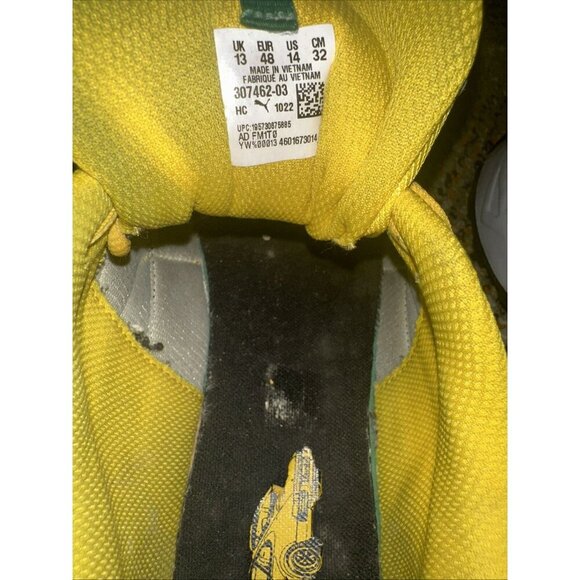 Puma Porsche Shoes Legacy Mirage Sport Asphalt Motorsport Yellow Men's Size 13 - Picture 5 of 6